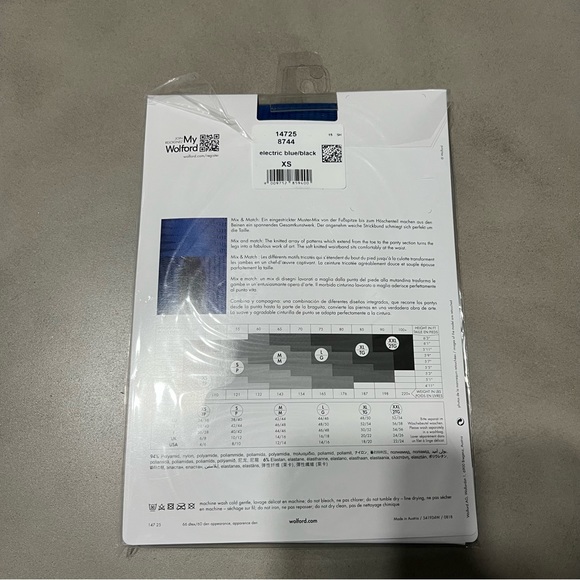 WOLFORD NWT Trinity Mix Tights - Picture 3 of 4